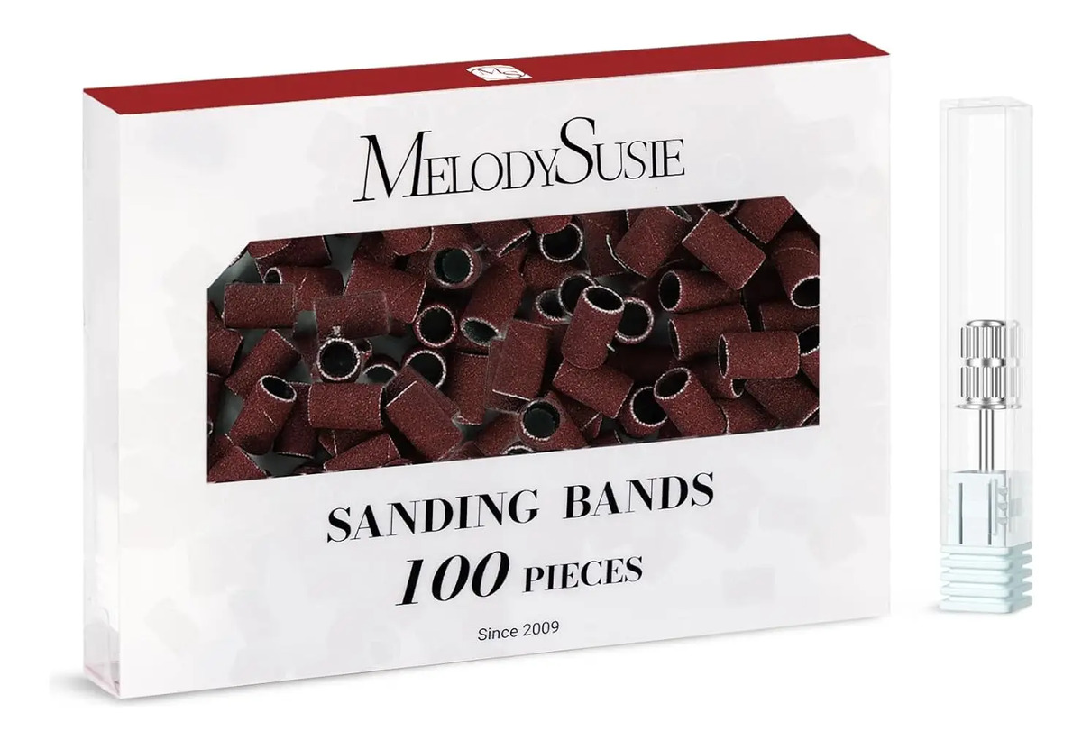 Bandas De Lijado Para Uñas De Melodysusie, 100 Piezas, Granu