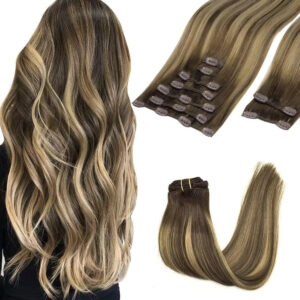Cabello Humano Remy 35 Cm Marrón Marrón