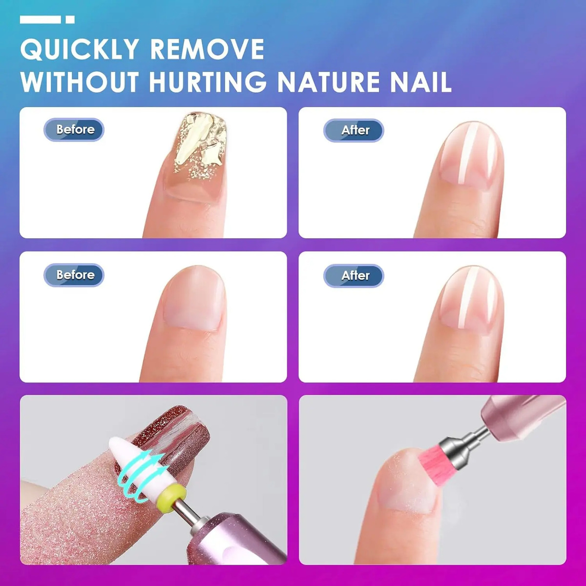 Juego De 26 Piezas Brocas Para Limadora De Uñas Profesionale - Image 6