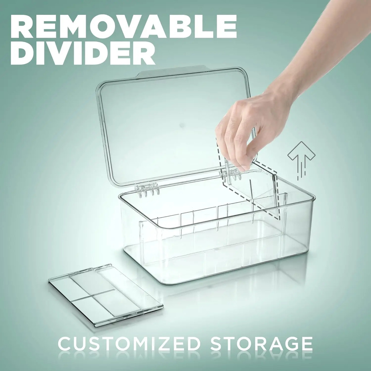 Organizador Bolsas De Té Multifuncióntransparente Resistente Blanco - Image 5