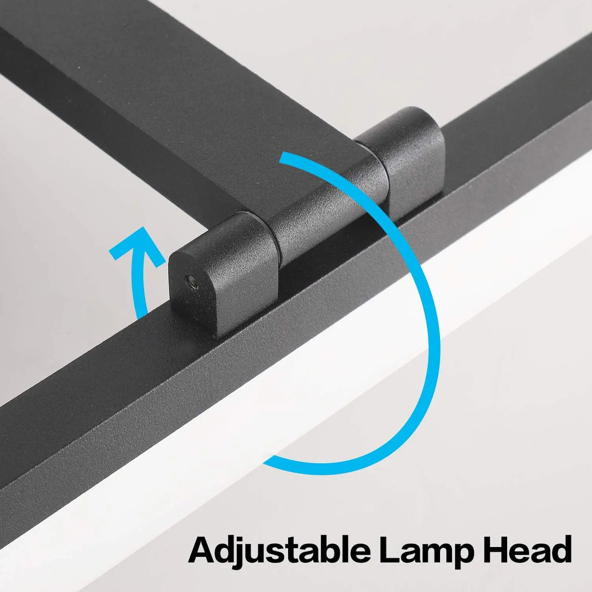 Luz De Espejo Ajustable, Negro, 45 Cm, Control Remoto Inclui - Image 9