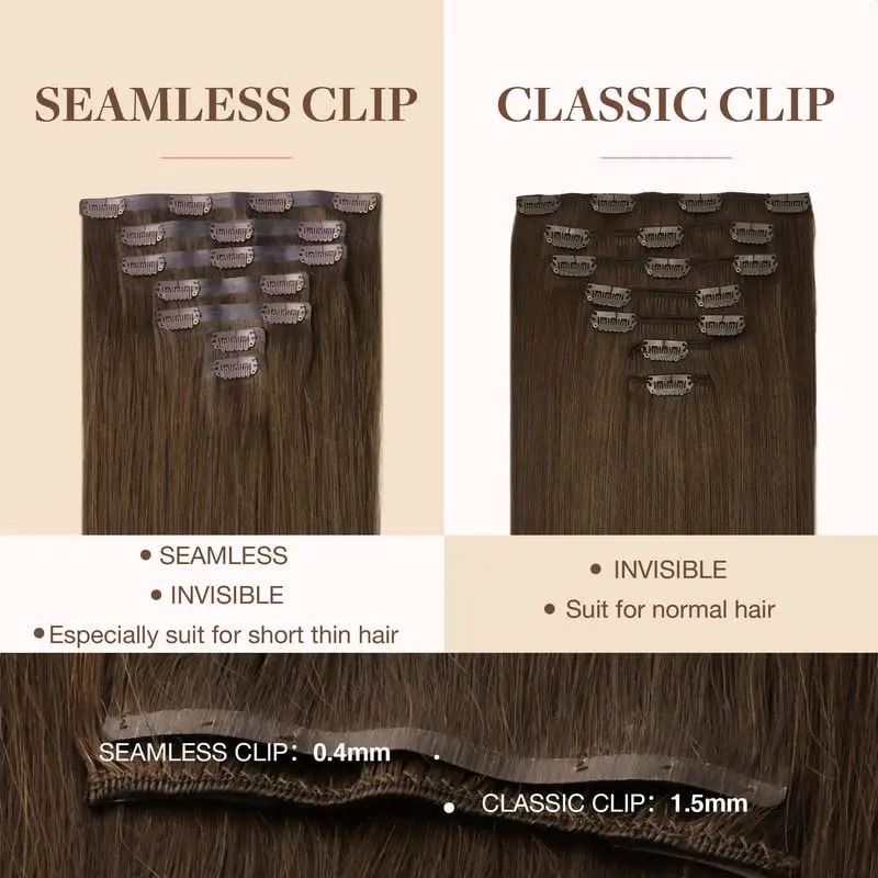 Extensiones Cabello Remy 40cm Marrón Chocolate - Image 4