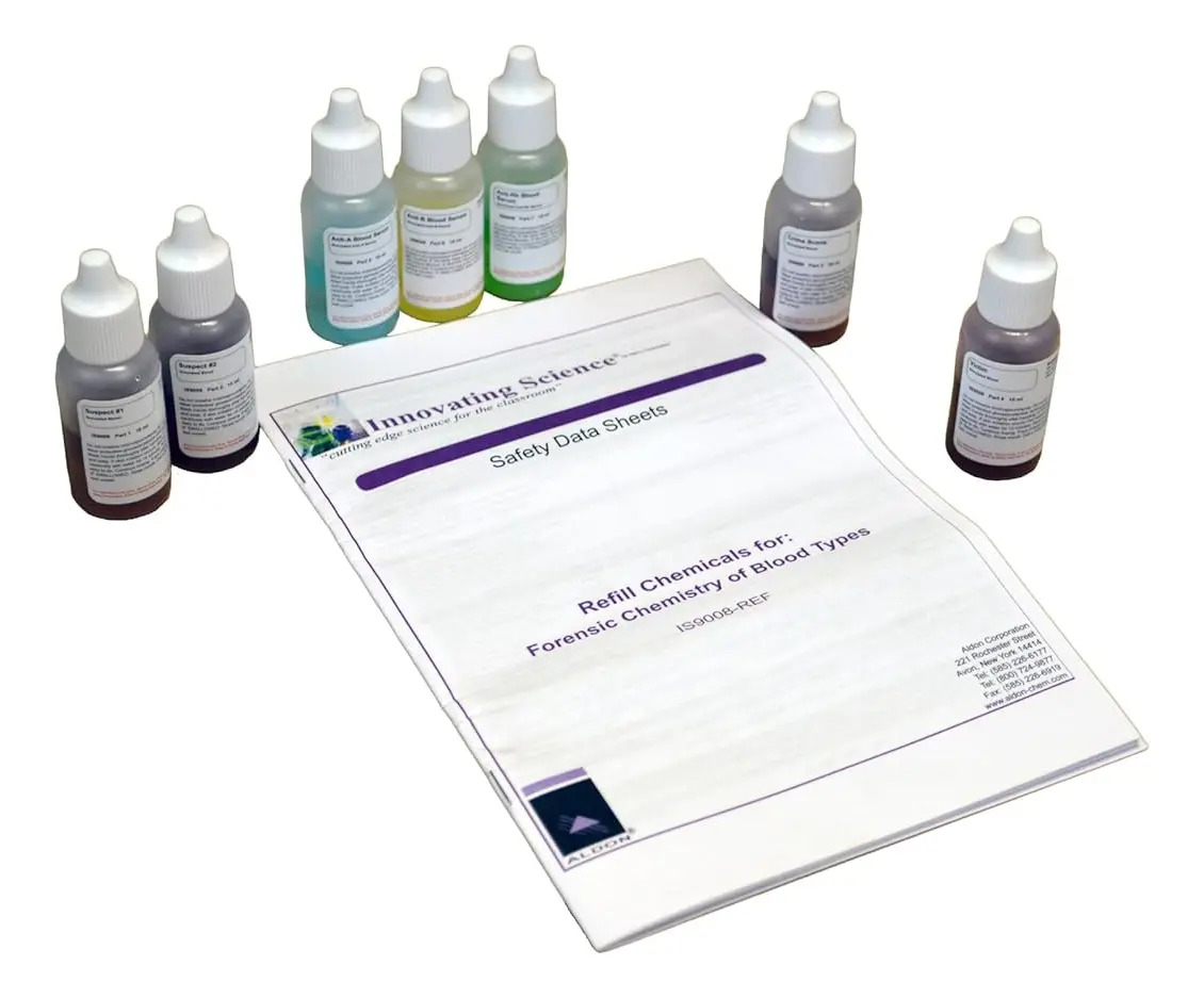Kit De Química Forense, Refill Pack Para 9008 Innovador