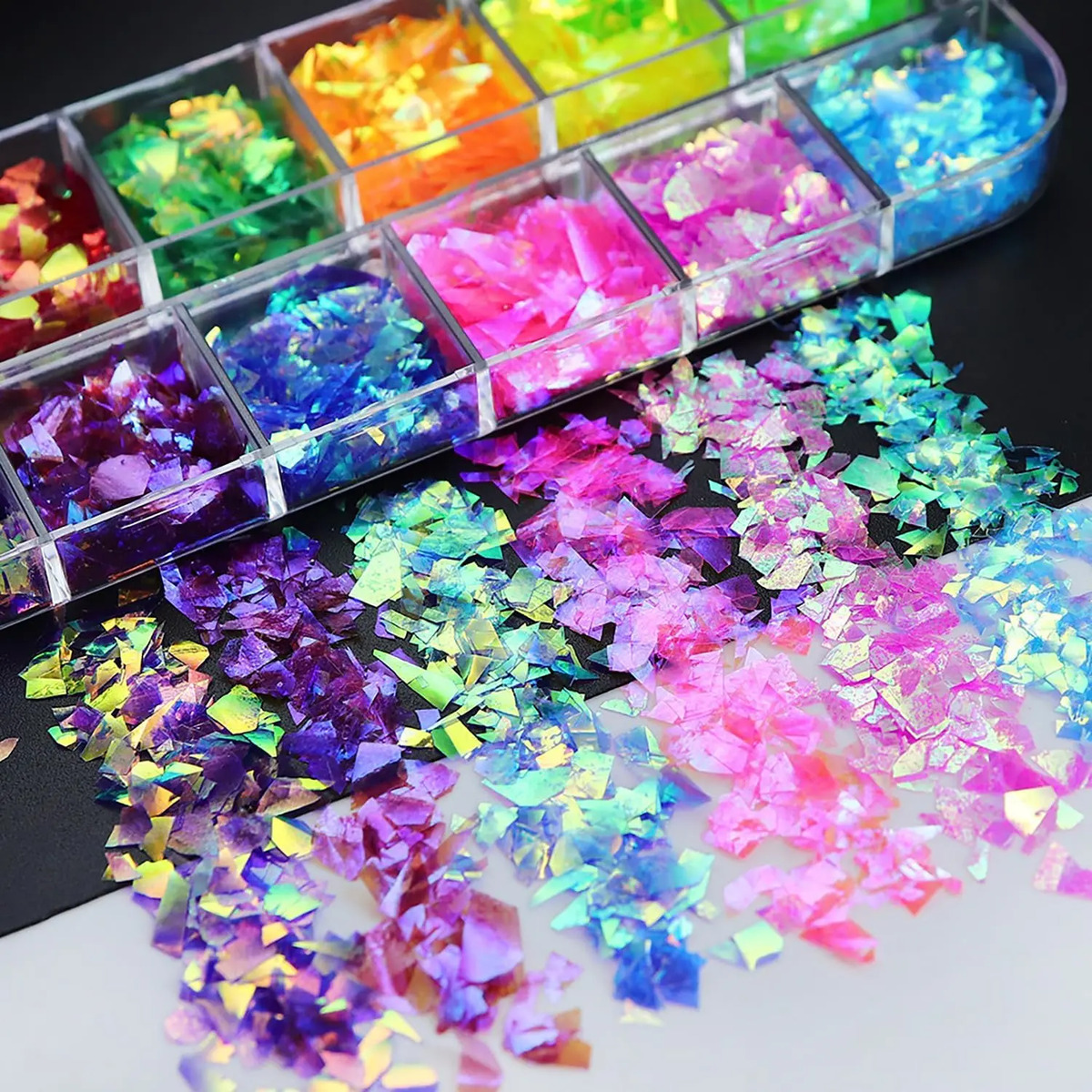 Gliter Iridiscente Para Arte De Uñas, Decoraciones Para Mani - Image 5