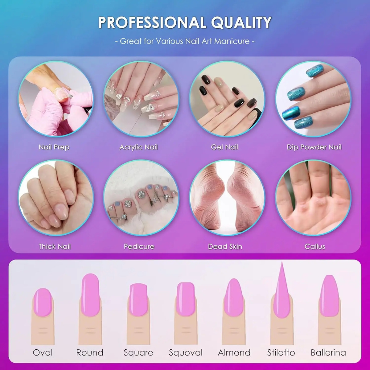 Juego De 26 Piezas Brocas Para Limadora De Uñas Profesionale - Image 7