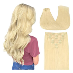 Cabello Humano Remy 50cm Rubio Dorado