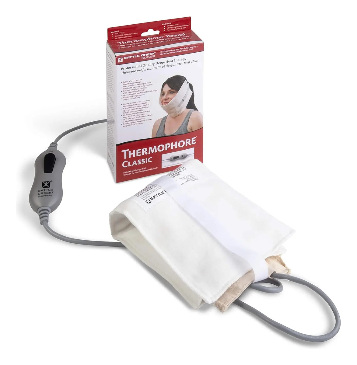Parche De Calor Thermophore Clásico 10x43cm Para Dolor Muscu