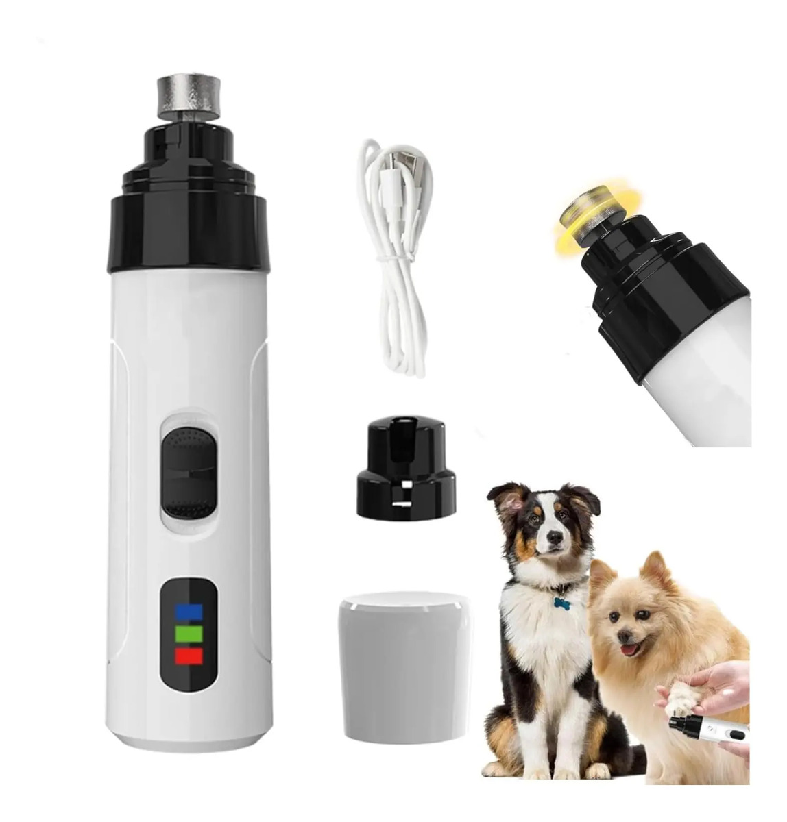 Silenciador De Uñas Para Perros Recargable Usb 2025