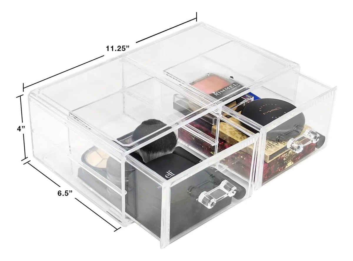 Estuche De Maquillaje Con 3 Cajones Interconectables De Acrí - Image 3