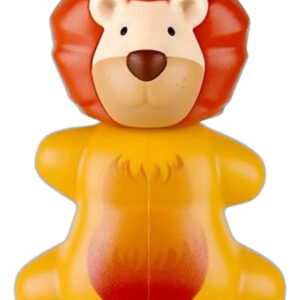 Amarillo Lion Flipper Holder Cepillo Dientes Blanco