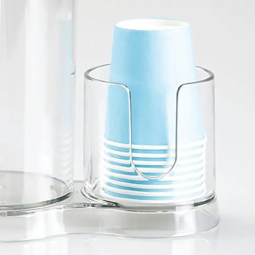 Dispensador De Enjuague Bucal Interdesign Clarity - Soporte - Image 6