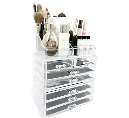 Conjunto De Organizador De Maquillaje De Joyería Y Cosmética