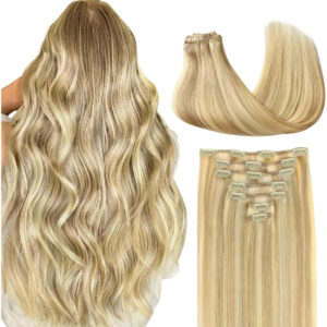 Cabello Humano De 45 Cm Rubio Rubio