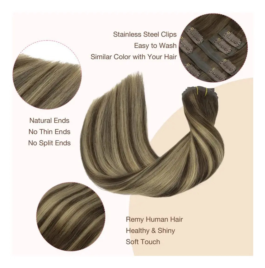 Cabello Humano Chocolate 35 Cm 110 Gramos Chocolate - Image 6