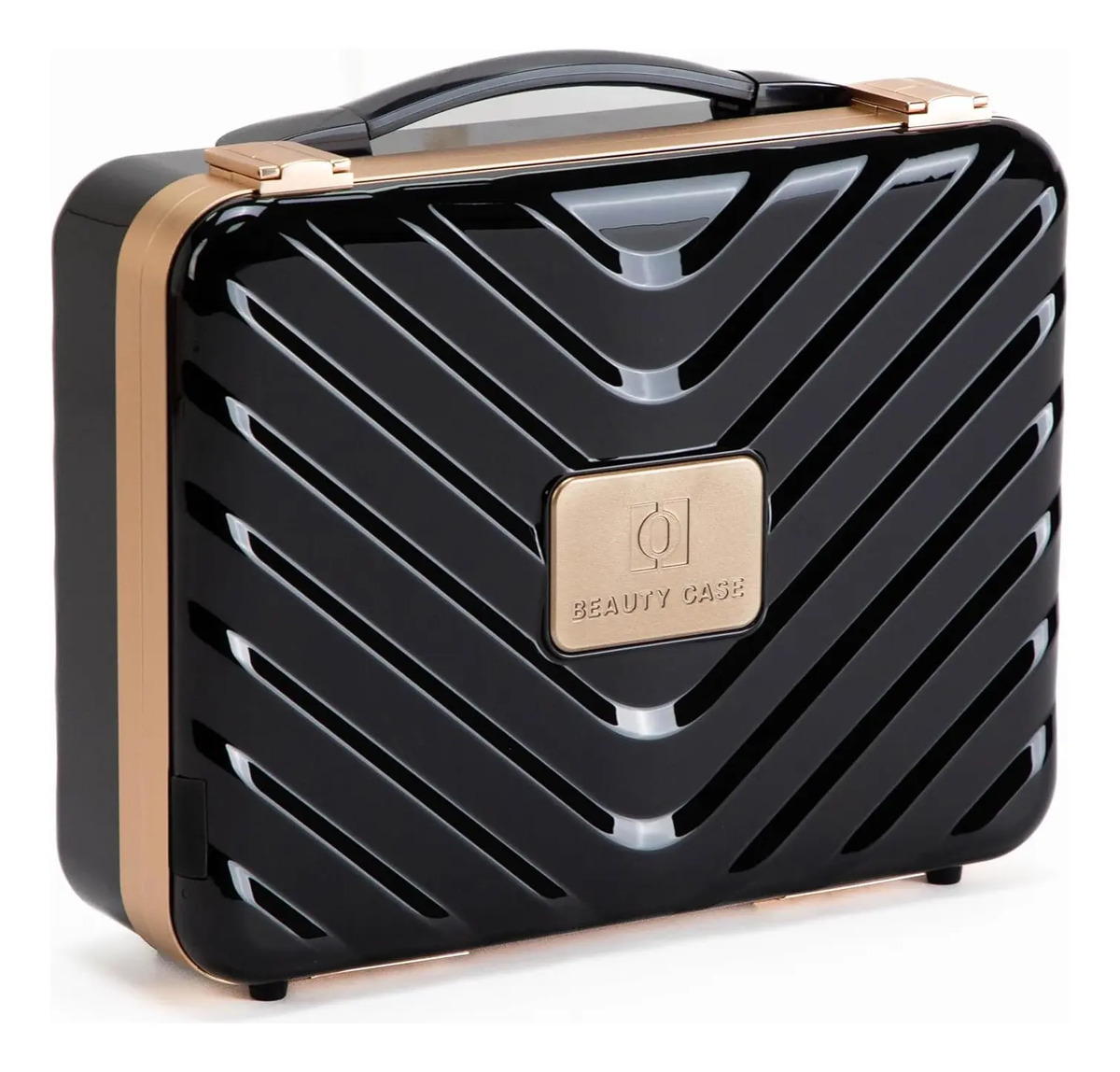 Estuche De Maquillaje Con Espejo Led, Caja Portátil Con Divi - Image 2