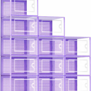 Organizadores Kuject, 12 Cajas Transparentes Con Tapas Morad