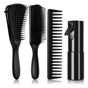 Cepillo Desenredante Hommtina De 4 Piezas Para Cabello Suave
