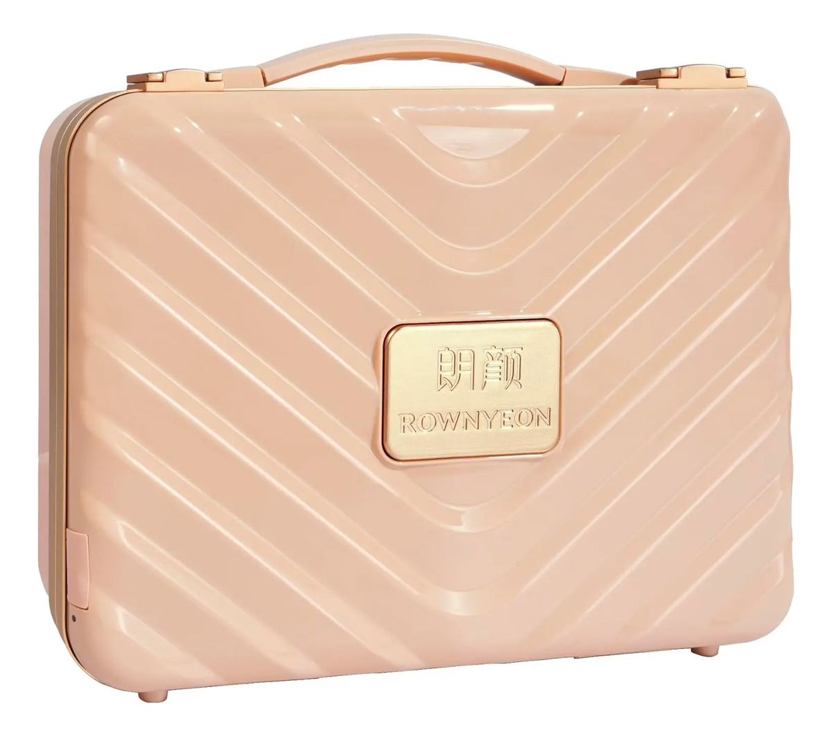Maleta De Maquillaje Portátil Con Luz Rosa Para Chicas