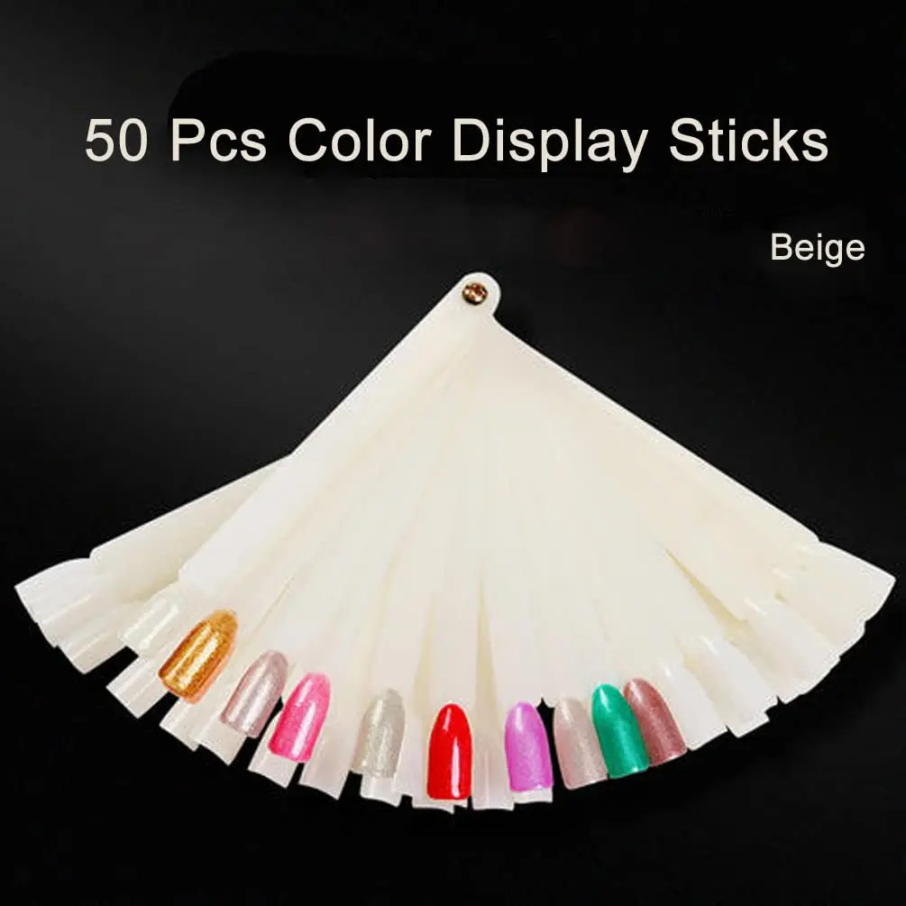 Palos De Muestra De Esmalte Para Uñas De Jassins, 50 Piezas, - Image 5