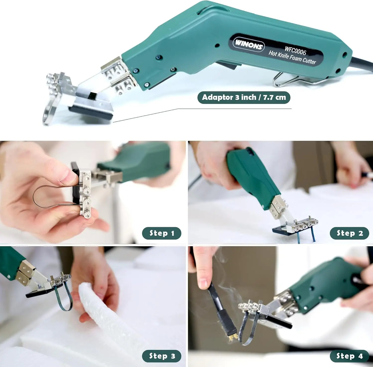 Cortadora Winons, 200w, Kit De 9 Piezas Para Cortar Curvas - Image 4