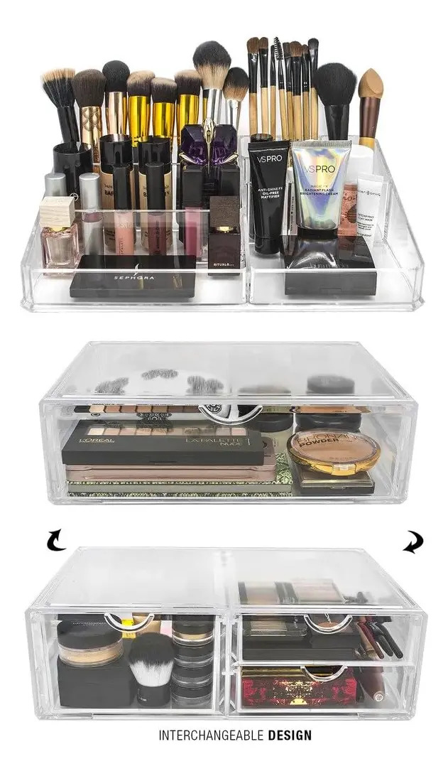 Estuche De Maquillaje Y Joyas Sorbus Con Cajones Intercambia - Image 3