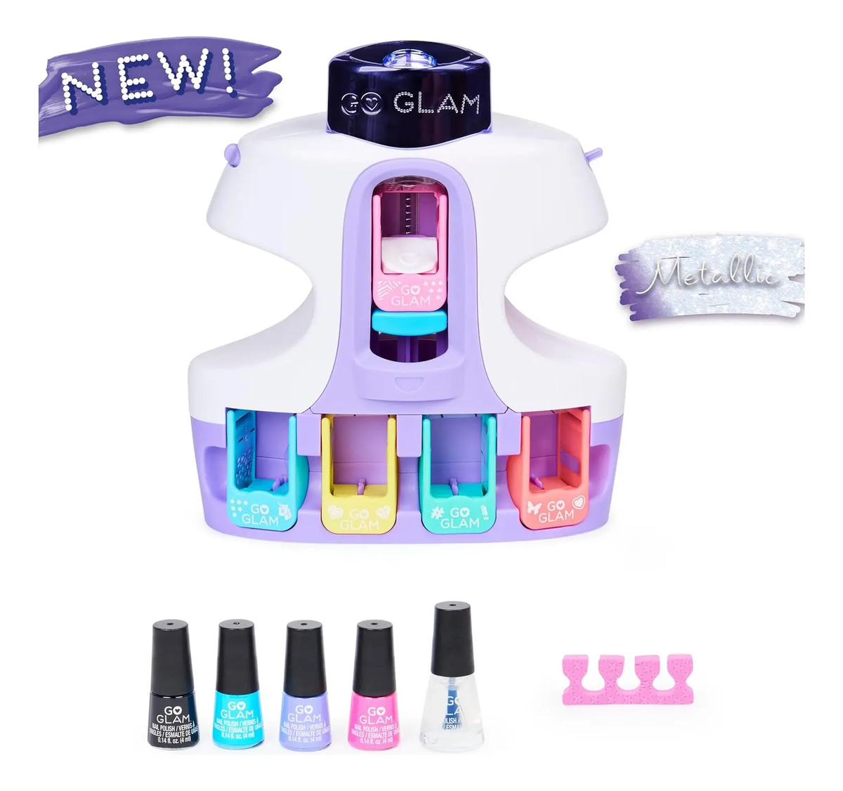 Kit De Uñas Con 200 Iconos, 4 Esmaltes Y Estampador - Image 2