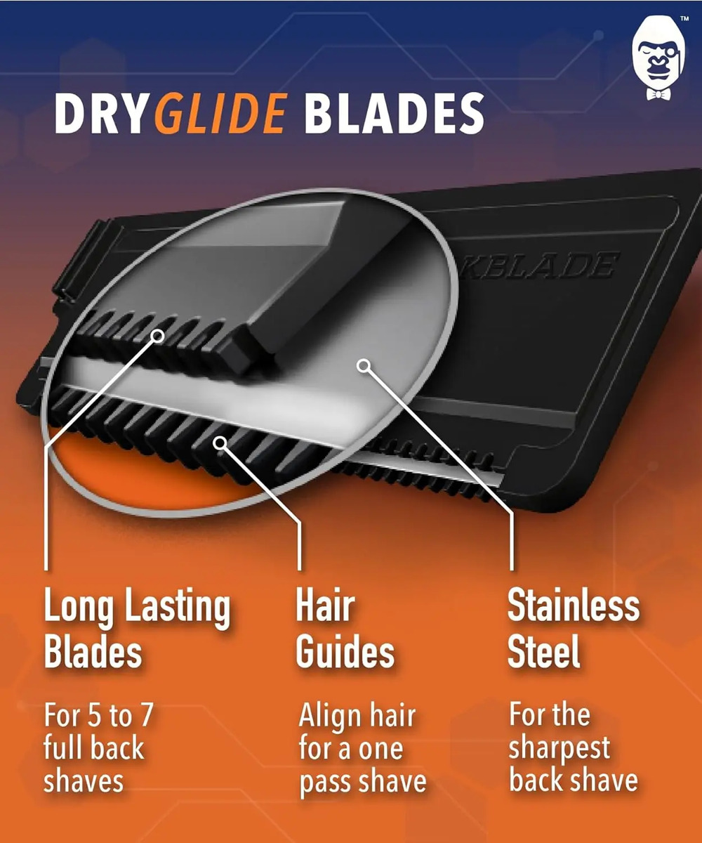 Cuchillas De Repuesto Para Afeitadora Bakblade 2.0 Corporal Blanco - Image 3