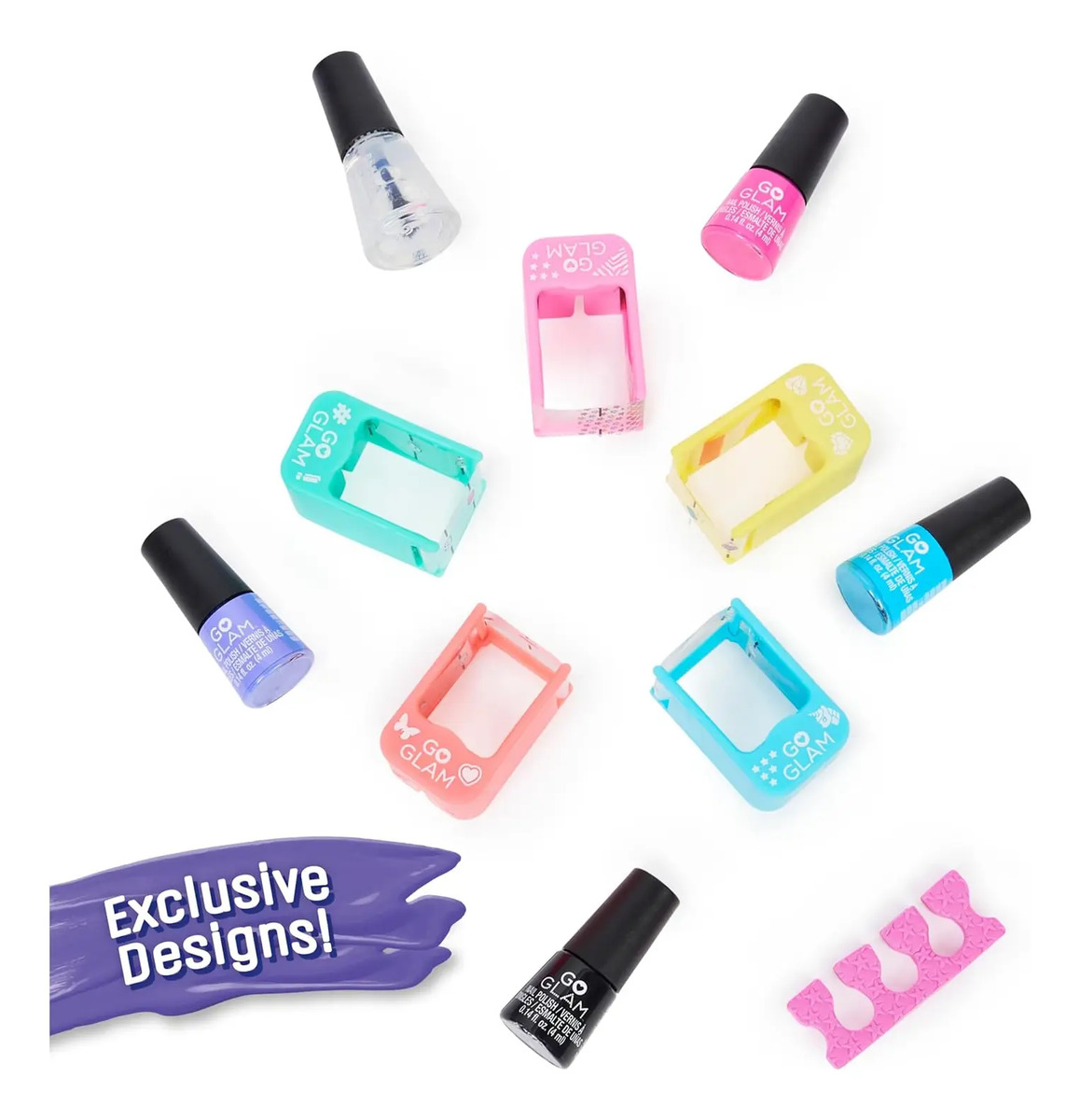Kit De Uñas Con 200 Iconos, 4 Esmaltes Y Estampador - Image 6