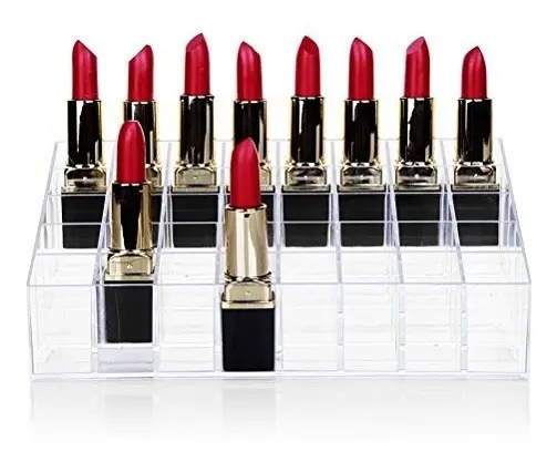 Lápiz Labial, Hblife 40 Espacios Clear Acrylic Lipstick Orga - Image 2