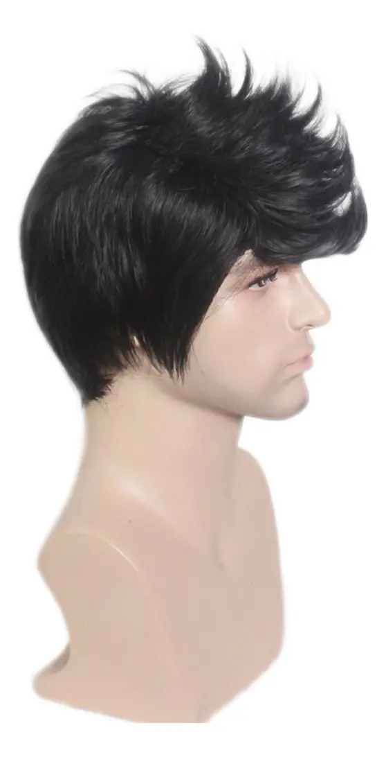Peluca De Pelo Corto Para Hombres Y Niños Cambiar Peinado - Image 3