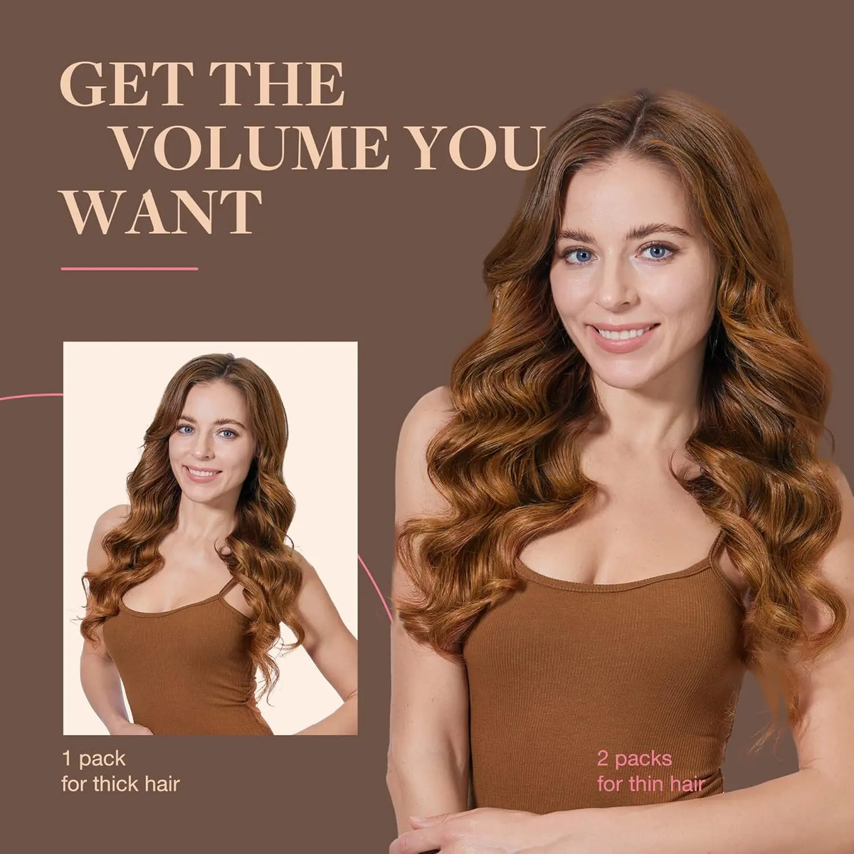 Cabello Clip Mujer Pelo Humano 45cm - Image 7