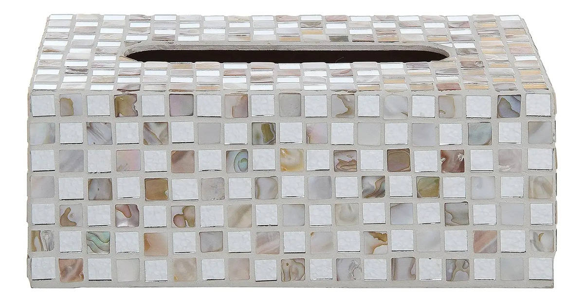 Porta Pañuelos Decorativo Vidrio 12x10x5 Cm - Image 3