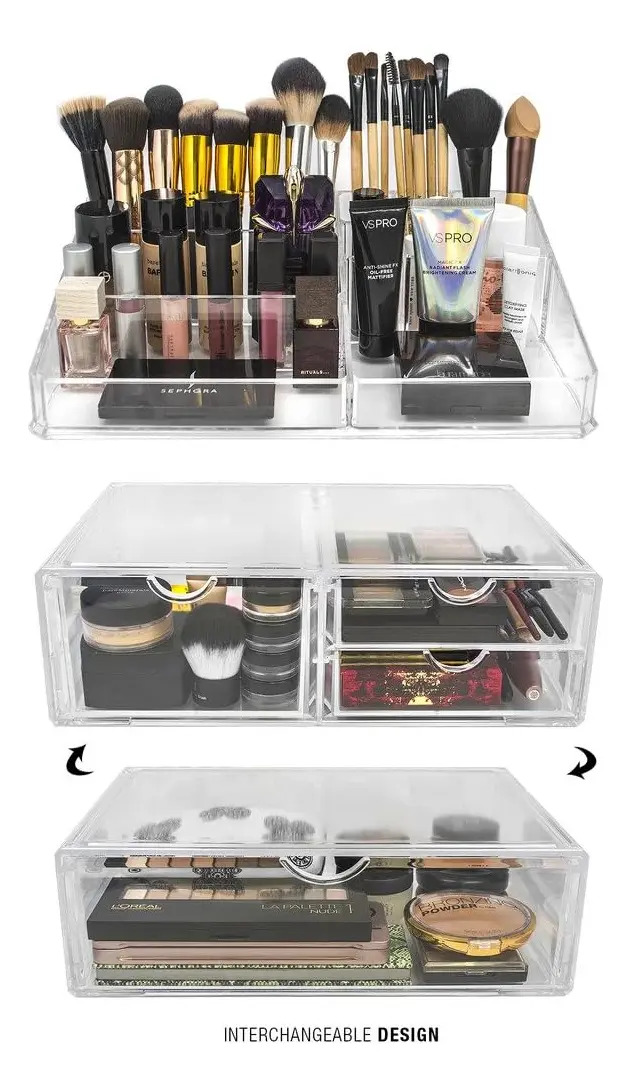 Estuche De Maquillaje Y Joyas Sorbus Con Cajones Intercambia - Image 2