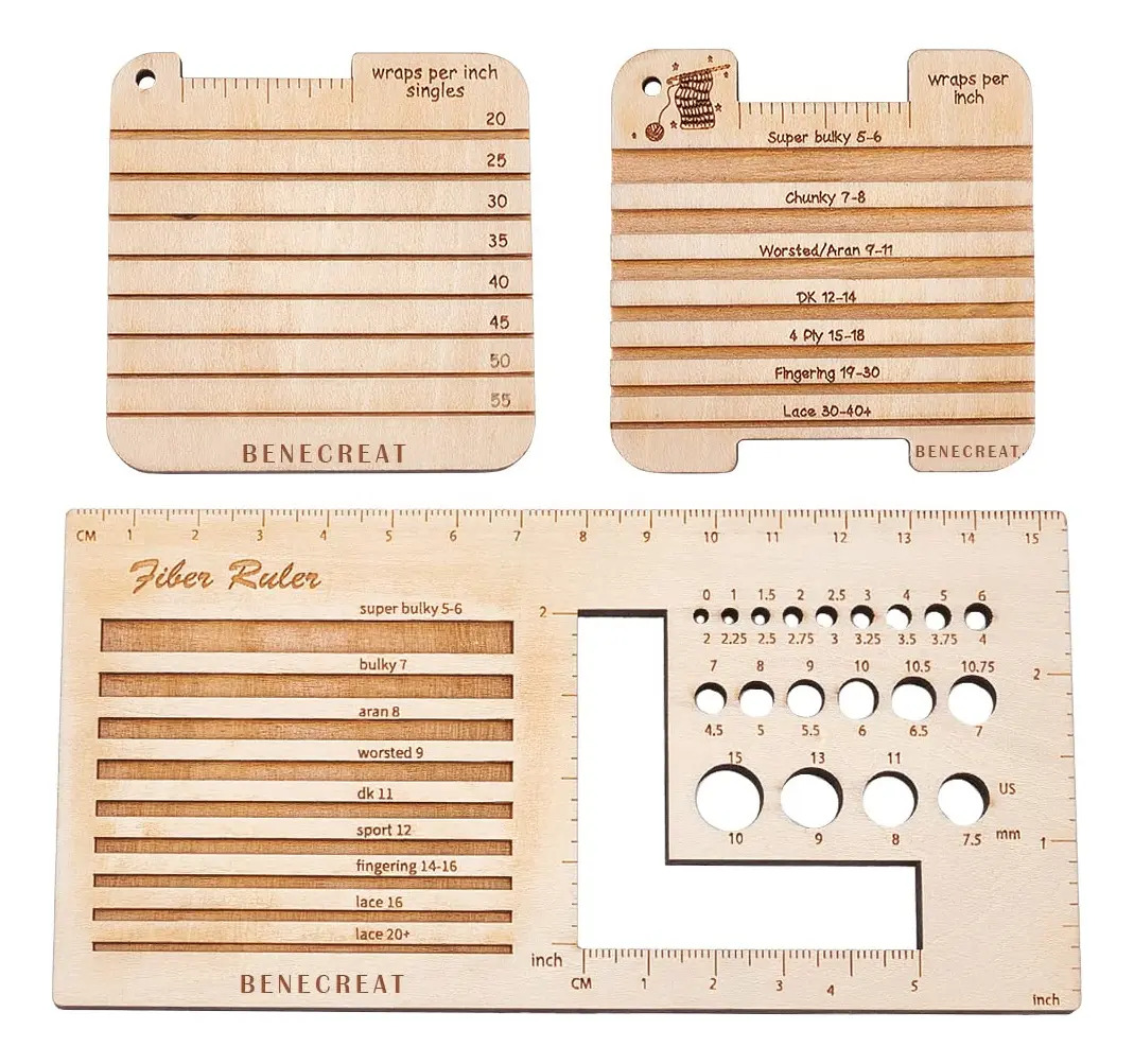 Medida De Madera Para Tejer Y Ruler Cuadrado Para Medir Marrón