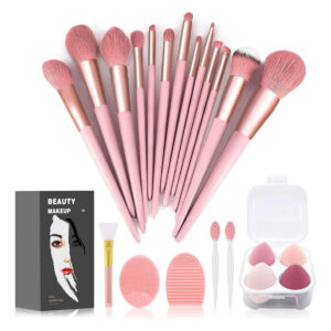 Kit De Brochas De Maquillaje De 22 Piezas, Incluye Brocha Pa