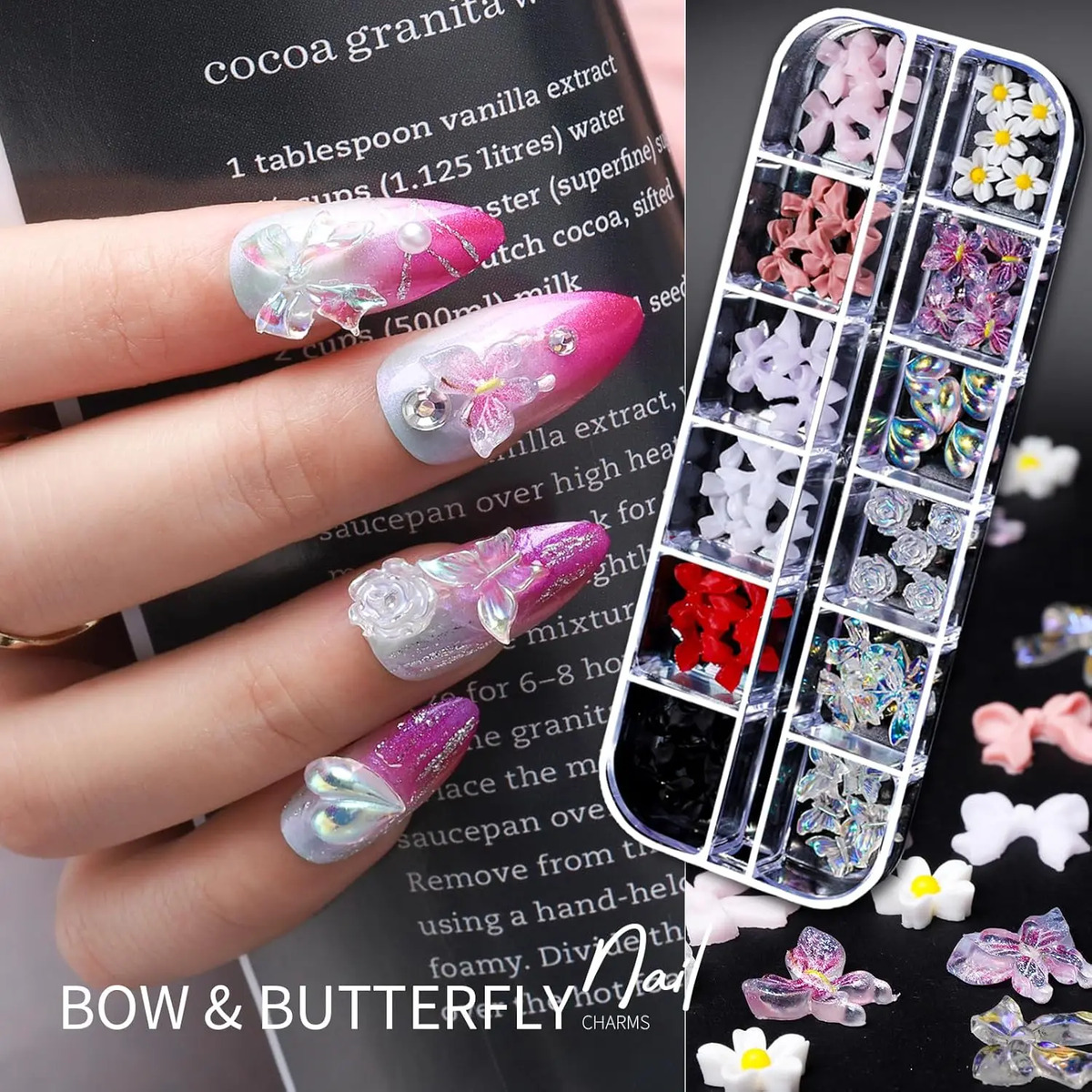 Kit De Arte De Uñas Con 15 Láminas De Calcomanías Doradas Y - Image 4