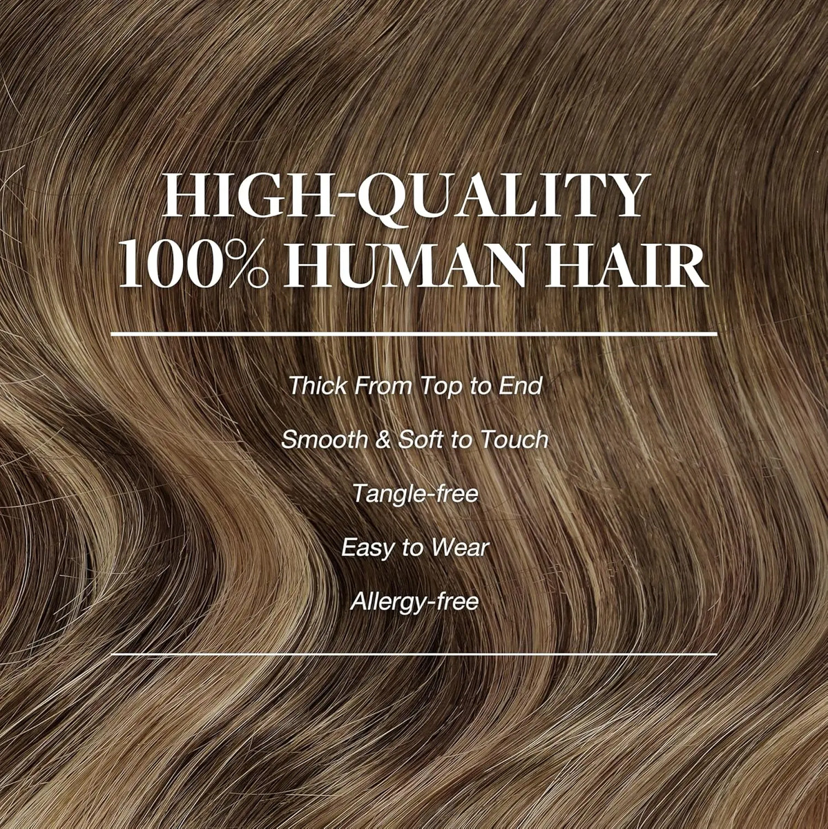 Cabello Humano Remy Color Marrón 30cm Marrón - Image 4
