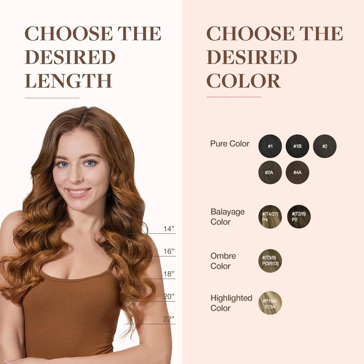 Cabello Humano Remy 40cm 110g Color Cobre Cobre - Image 8