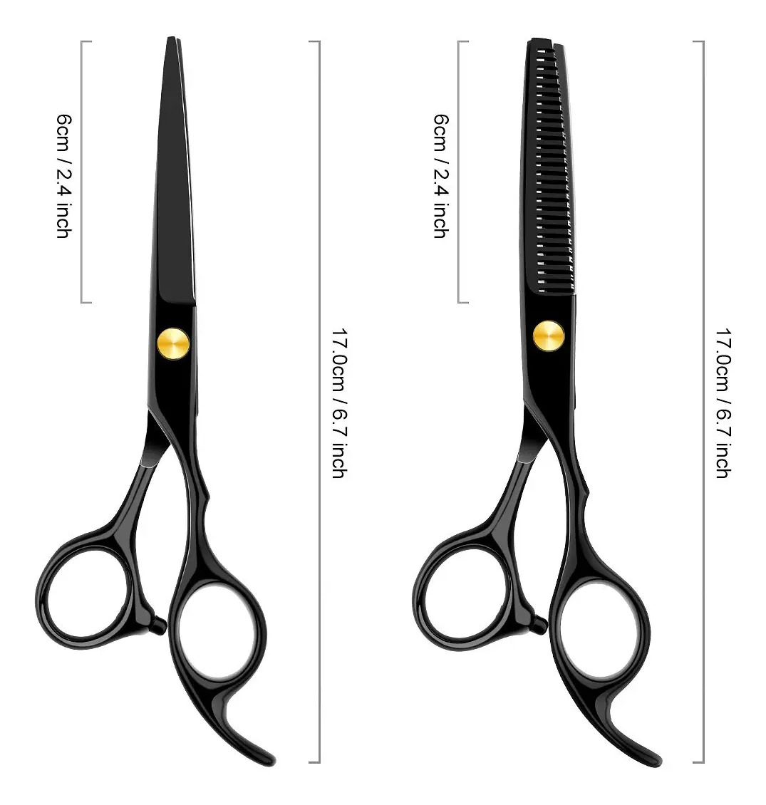 Kit De Corte De Cabello Profesional Para El Hogar Con Tijera - Image 4