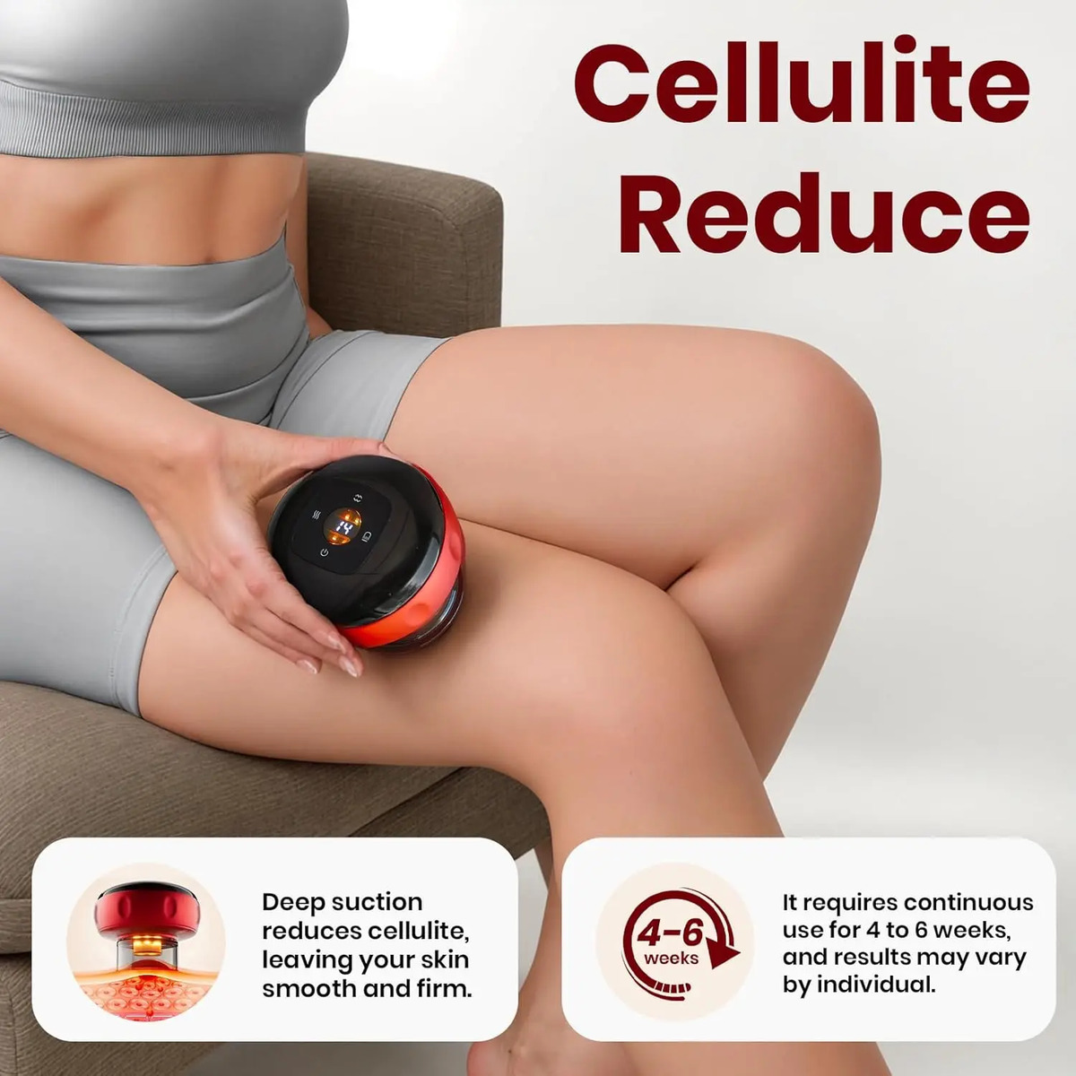 Kit De Terapia De Ventosas 5 En 1 Con 20 Niveles Calor Y Suc - Image 5