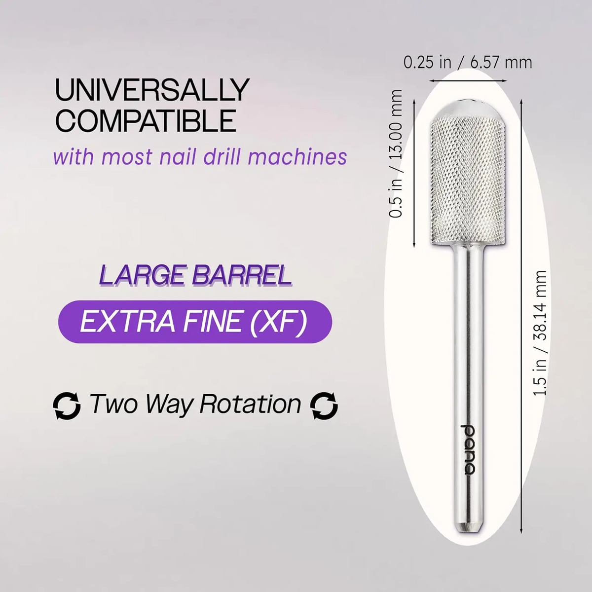 Broca De Carburo Para Uñas De 2,4 Cm De Diámetro Grande Para - Image 3