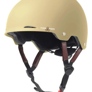 Triple Eight Gotham Matte Helmet, Crema, Pequeño / Medio