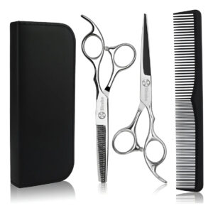 Tijeras De Corte De Pelo Profesionales De 16,5 Cm Para Barba