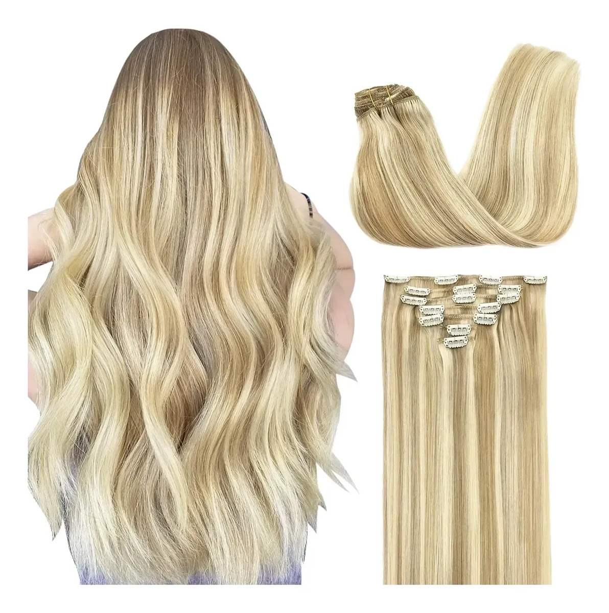 Pelo Humano Remy 35cm Rubio Oscuro Rubio Oscuro