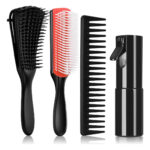 Cepillo Desenredante Hommtina Para Cabello Rizado De Mujer Y