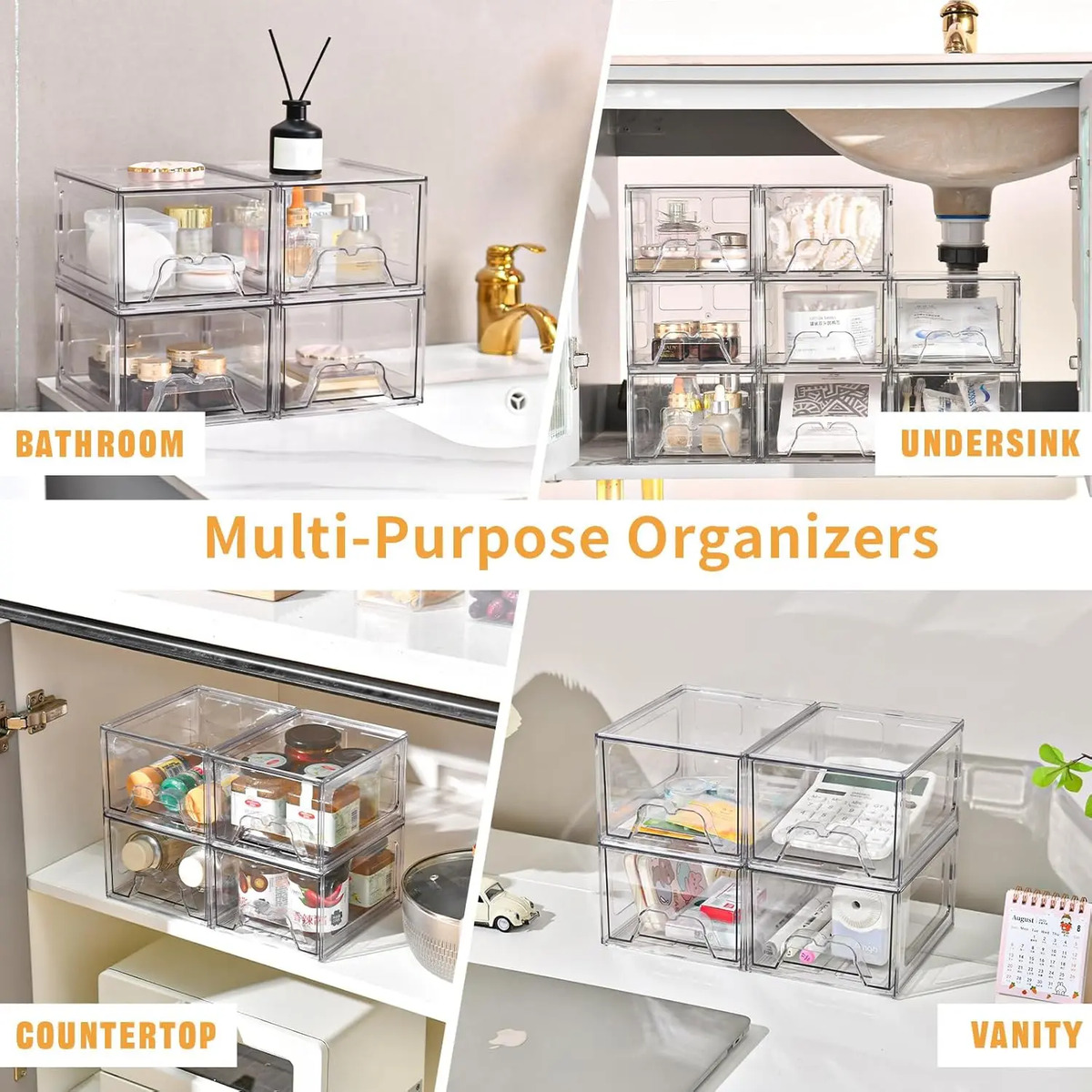 Organizador De Maquillaje Apilable De 11 Centímetros - Image 7