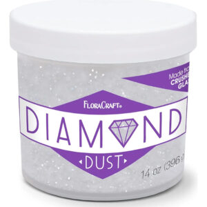Brillo De Diamante En Frasco De Vidrio Claro De 397 Gramos Clear