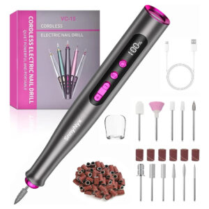Kit Uñas Eléctrico Portátil Para Manicura