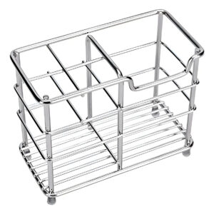 Soporte Para Cepillos De Dientes Wikor De Acero Inoxidable Plateado