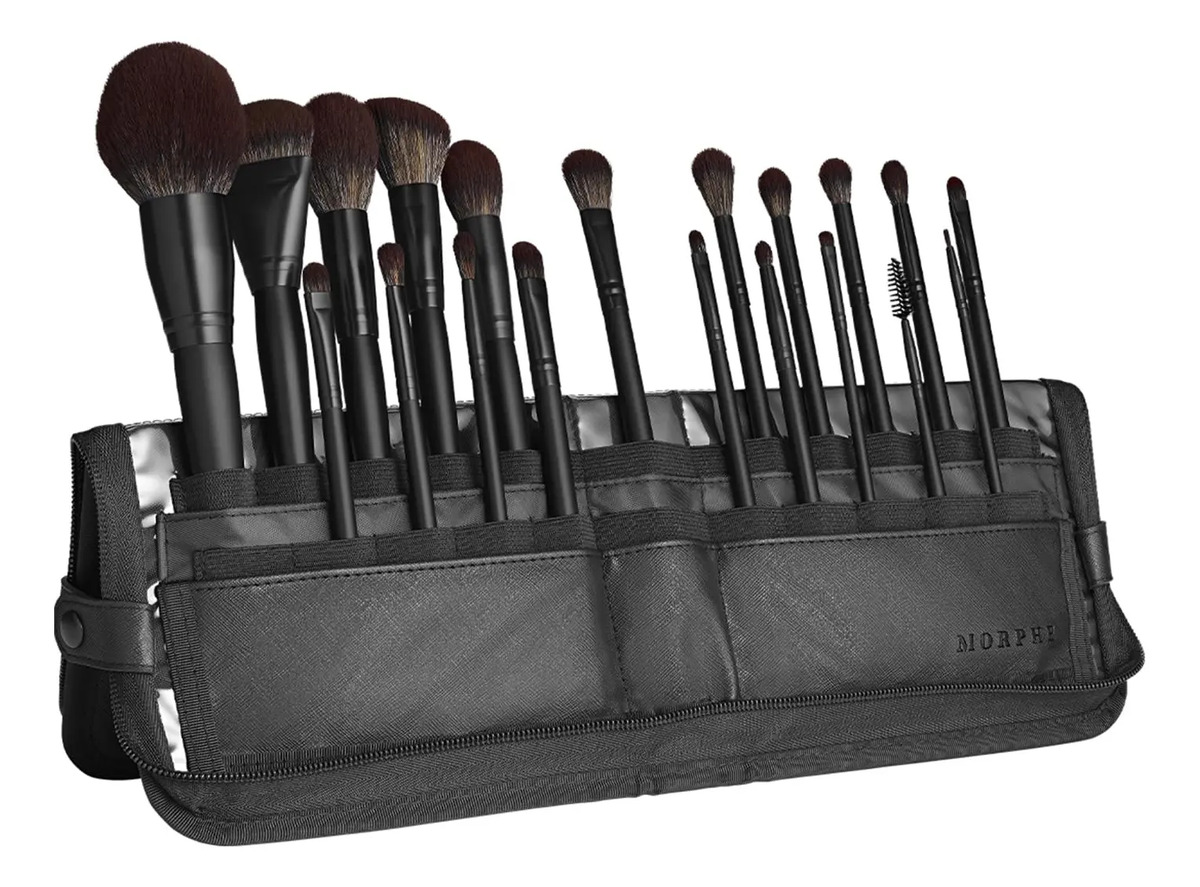 Pinceles De Maquillaje Morphe Mua Life De 20 Piezas Con Cerd Negro